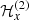 $ \mathcal{H}^{(2)}_x $