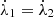 $ \dot \lambda_1=\dot \lambda_2 $