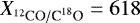 $X_{{^{12}\mathrm{CO}}/{{{{\textrm{C}^{18}\textrm{O}}}}}}\;{=}\;618$