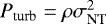 $P_{\textrm{turb}} \;{=}\; \rho \sigma_{\textrm{NT}}^2$