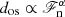 $ d_{\rm os} \propto \mathscr{F}_{\rm n}^\alpha $