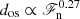 $ d_{\mathrm{os}}\propto\mathscr{F}_{\mathrm{n}}^{0.27} $