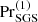 $ \mathrm{Pr}_{\mathrm{SGS}}^{(1)} $