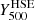 $ Y_{500}^{\mathrm{HSE}} $