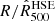 $ R/\hat{R}_{500}^{\mathrm{HSE}} $