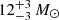 $ 12^{+3}_{-3}\,M_{\odot} $