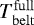 $T_{\mathrm{belt}}^{\mathrm{full}}$