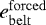 $e_{\mathrm{belt}}^{\mathrm{forced}}$