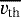 $\overline{v_{\textrm{th}}}$