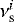 $\nu_{\textrm{s}}^i$