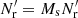 $ N^{\prime}_{\rm r} = M_{\rm s}N^{\prime}_{\rm r} $