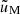 $ \tilde{u}_{\mathrm{M}} $