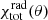 $ \chi _{\mathrm{tot}}^{\mathrm{rad}}(\theta) $