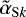 $\tilde{\alpha}_{\mathrm{S}k}$
