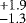 $\stackrel{&#x002B;1.9}{_{-1.3}}$