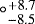 $^{\circ}\hspace{-0.1cm}\stackrel{&#x002B;8.7}{_{-8.5}}$