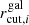 $ r^{\mathrm{gal}}_{\mathrm{cut},i} $