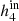 $ h_4^{\rm in} $