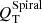 $ Q_{\mathrm{T}}^{\mathrm{Spiral}} $
