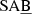 $ \rm SA\underline{B} $