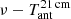 $ \nu-T_{\mathrm{ant}}^{\mathrm{21\,cm}} $