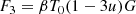 $$ \begin{aligned} F_3 = \beta T_0 (1-3u) G \end{aligned} $$