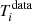$ T^{\rm data}_i $