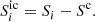 $$ \begin{aligned} S^\mathrm{ic}_i = S_i - S^\mathrm{c}. \end{aligned} $$