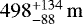$498^{&#x002B;134}_{-88}\,\rm m$