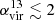 $ \alpha_{\mathrm{vir}}^{13}\lesssim 2 $
