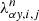 $ \lambda^{n}_{\alpha{\it y},i,j} $