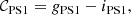$$ \begin{aligned}&\mathcal{C} _{\rm PS1} = g_{\rm PS1} - i_{\rm PS1},\end{aligned} $$