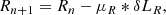 $$ \begin{aligned} R_{n+1}=R_{n}-\mu _{R}*\delta L_{R}, \end{aligned} $$