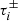 $ \tau_i^\pm $