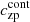 $ c^{\mathrm{cont}}_{\mathrm{zp}} $