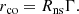 $$ \begin{aligned} r_{\rm co} = R_{\rm ns}\Gamma . \end{aligned} $$