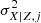$ \sigma _{X|Z,j}^2 $