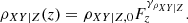 $$ \begin{aligned}&\rho _{XY|Z}(z) = \rho _{XY|Z,0}F_z^{\gamma _{\rho _{XY|Z}}}. \end{aligned} $$
