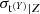 $ \sigma_{\mathrm{t}^{(Y)}|Z} $