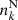 $ n^{\rm N}_k $