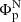 $ \Phi_{\mathrm{p}}^{\mathrm{N}} $
