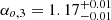 $ \alpha_{o,3}=1.17^{+0.01}_{-0.01} $