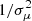 $ 1/\sigma_{\mu}^2 $