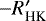 $-R&#x0027;_{\textrm{HK}}$