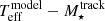 $ T_{\mathrm{eff}}^{\mathrm{model}}-M_\star^{\mathrm{track}} $
