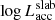 $ \log{L_{\mathrm{acc}}^{\mathrm{slab}}} $
