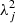 $ \lambda_j^2 $