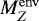 $M_{Z}^{\mathrm{env}}$