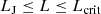 $$ \begin{aligned} L_{\mathrm{J} } \le L \le L_{\mathrm{crit} } \end{aligned} $$