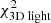 $ \chi^{2}_{\text{3D light}} $